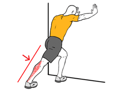 Estiramiento de gemelos